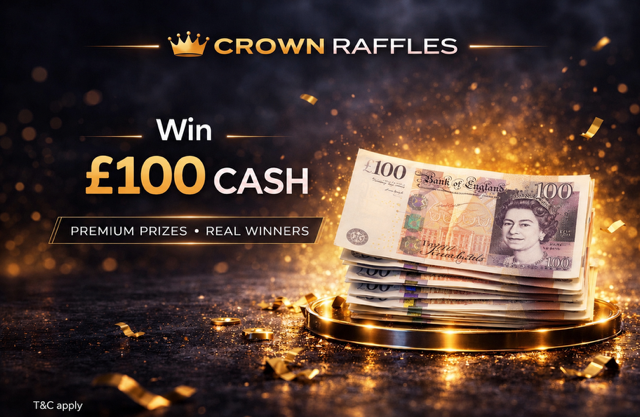 Win £100 cash – Crown Raffles