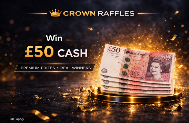 Win £50 cash – Crown Raffles